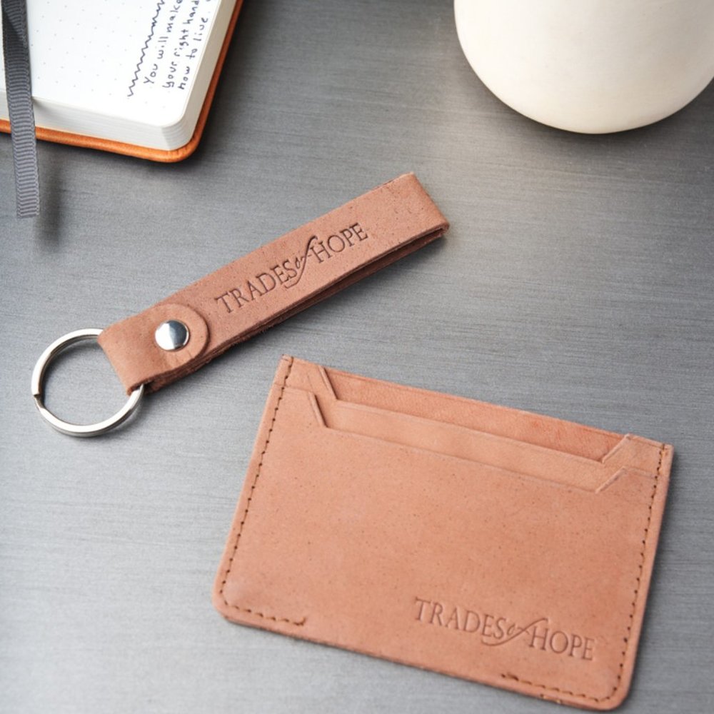 handmade in India-Key & Credit Card Leather Holder